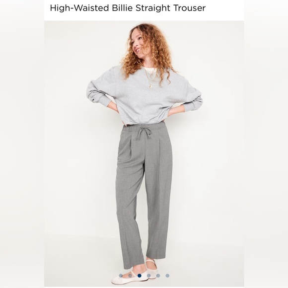 High Waisted Billie Straight Trouser - Picture 2 of 6